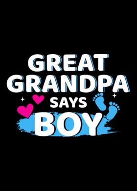 Gender reveal great grandp