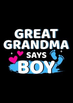 Gender reveal great grandm