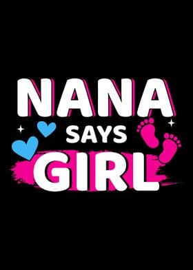 Gender reveal nana says gi