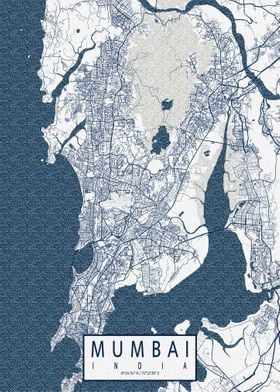 Mumbai City Map Coastal