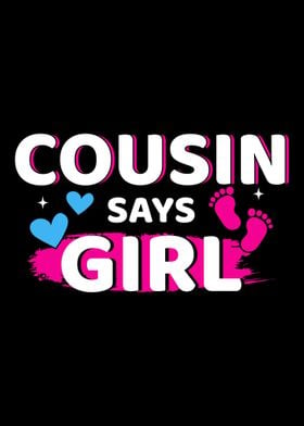 Gender reveal cousin says 