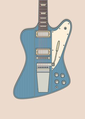 Pelham Blue Stylish Guitar