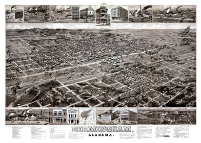 map birmingham alabama