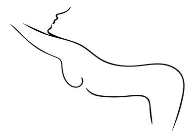 Female Body Line Art