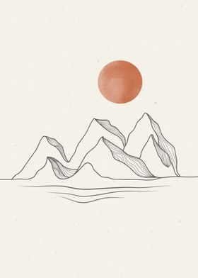 Minimalist Mountain