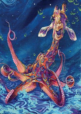 Dream octopus and giraffe