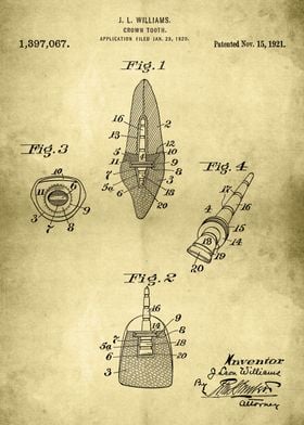 Crown Tooth Patent