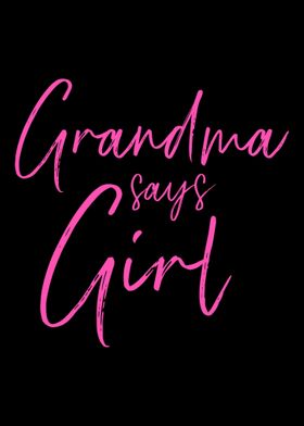 Gender reveal grandma says