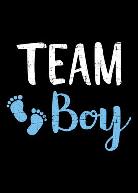 Gender reveal team boy mat