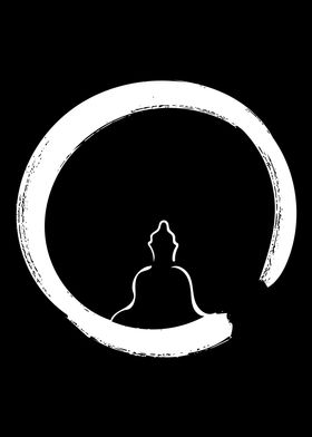 Buddha Line Art Minimal