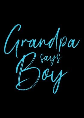 Gender reveal grandpa says