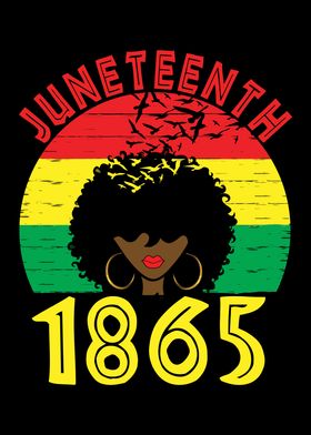 Retro 1865 Black History