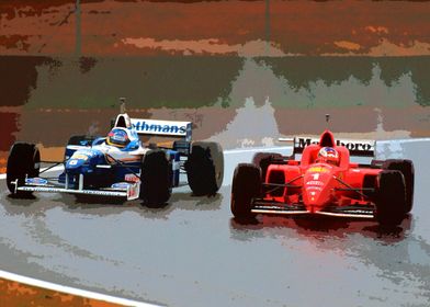 Schumacher vs Villeneuve