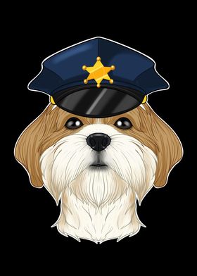 Police Shih Tzu Canine