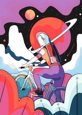 A space bike ride