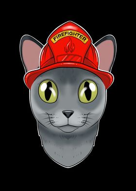 Firefighter Russian Blue