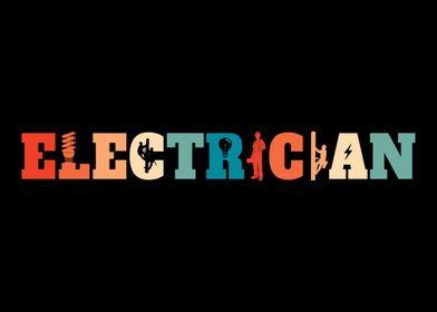 Retro Electrician Vintage