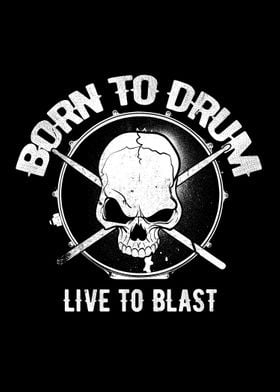 Drummer Skull 