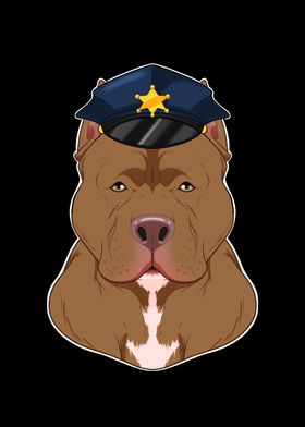 Police Pitbull Canine