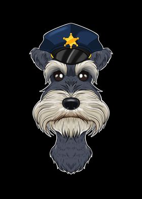 Police Miniature Schnauzer