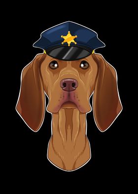 Police Vizsla Canine