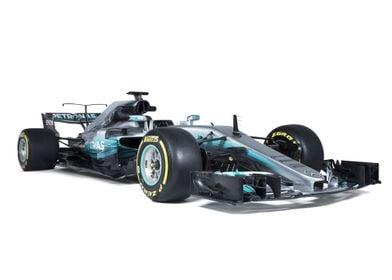 F1 Mercedes AMG W08 car