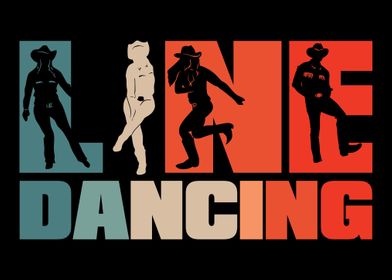 Retro Line Dancing Vintage