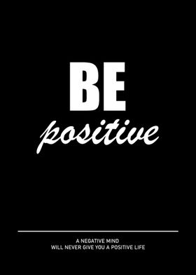 Poster Be Positive