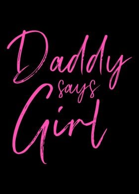 Gender reveal daddy says g