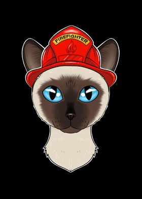 Cat Lover I Fireman Cat I