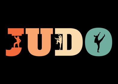 Retro Judo Judoka Vintage