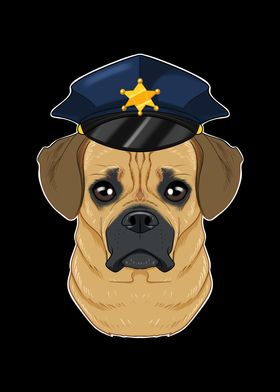 Police Puggle Canine