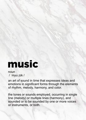 music definition