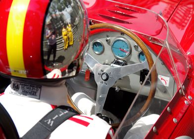 Classic Maserati Cockpit