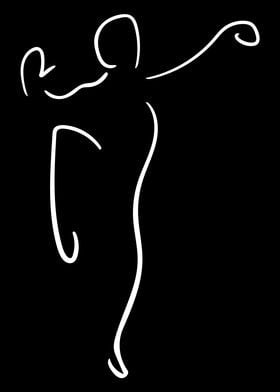 Tai Chi Line Art Minimal