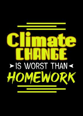 Climate Change is worst