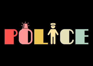 Retro Police Officer