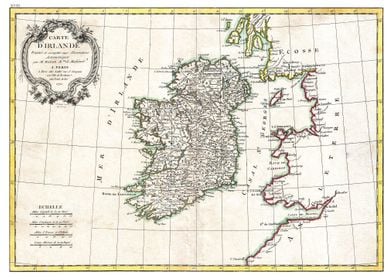 Map of Ireland 