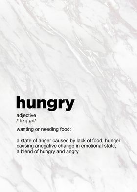 hungry defintion