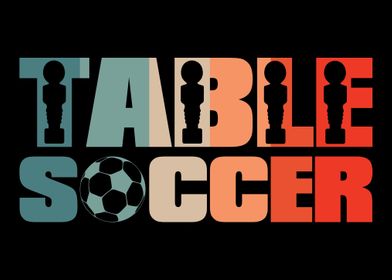 Retro Foosball Vintage