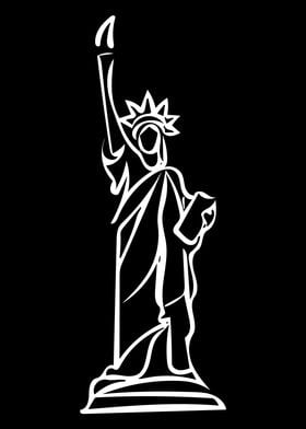 New York Line Art Minimal