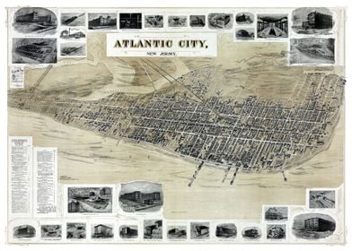 Map of Atlantic City