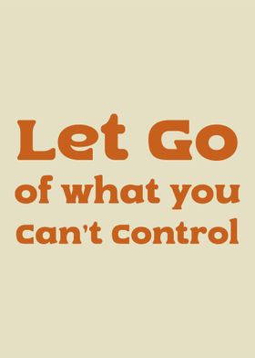 Let go qoute