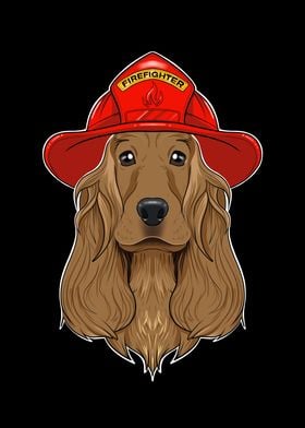 Firefighter Cocker Spaniel