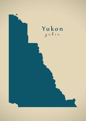 Yukon province map