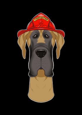 Firefighter Great Dane