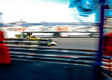 JPS Lotus at speed Monaco