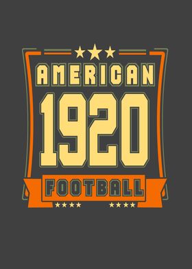 American 1920 football