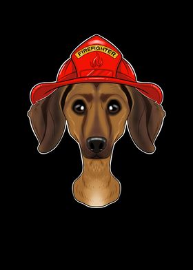 Firefighter Dachshund