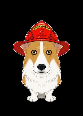 Firefighter Welsh Corgi